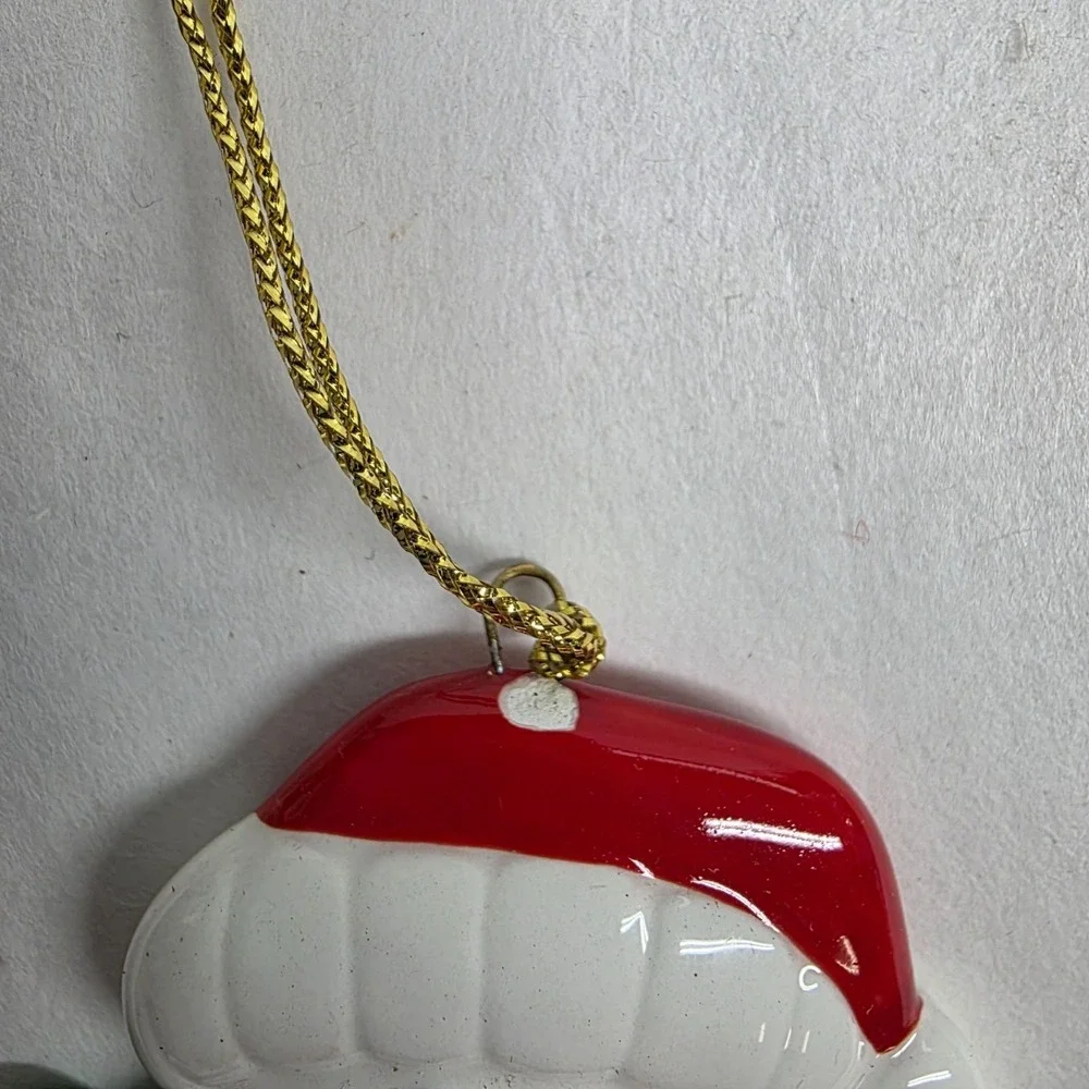 Gorham‎ Snowman Ornament With Bells & Gold Cord #6144364